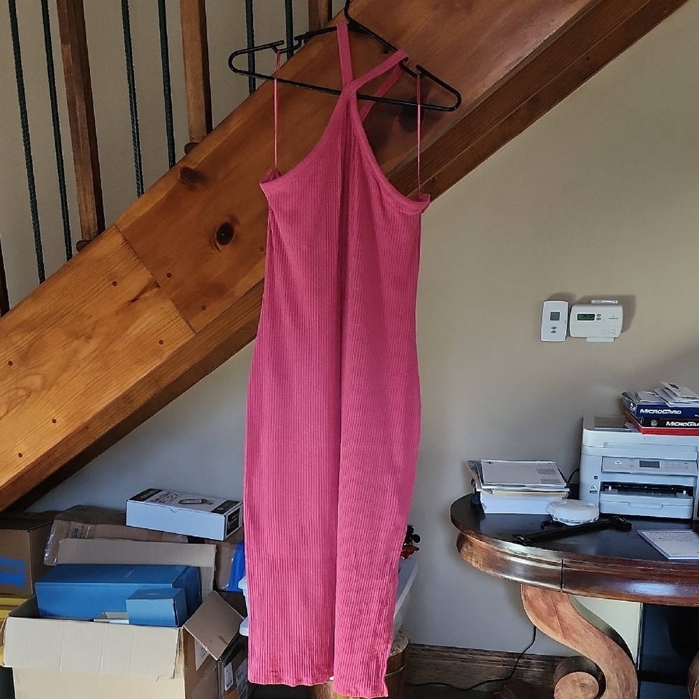 Old Navy X Strap Pink Dress